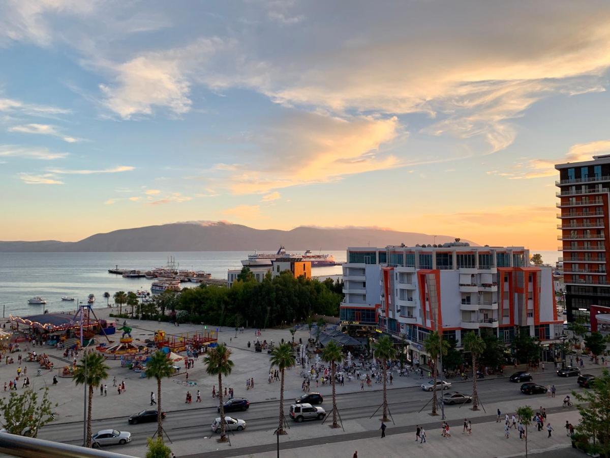 Pearl Seaview Apartment Avlonya Dış mekan fotoğraf